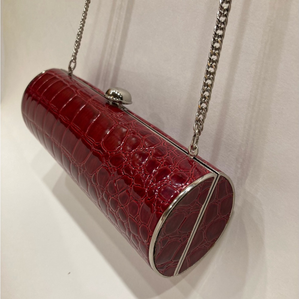 Drap Barcolina Red Leather Purse- Case